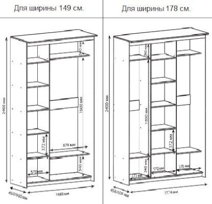 Шкаф купе тетрис империал сборка